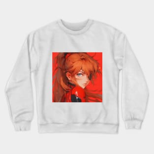 asuka eyepatch Crewneck Sweatshirt